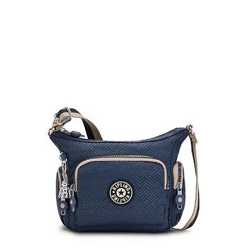 Kipling Gabbie Mini Printed Crossbody Bags Endless Blue Embossed | AU 1124KO